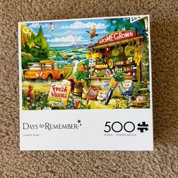Bundle of 2 Buffalo Games Puzzles (500 + 1000 pcs) - Picture 3 of 3